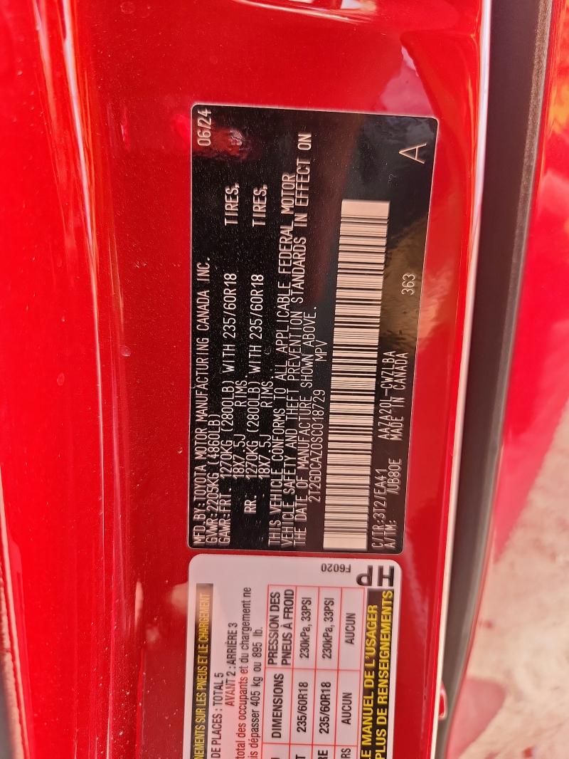 2025 LEXUS NX 250 PRE 2T2GDCAZ0SC018729