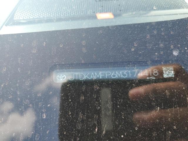 2021 TOYOTA PRIUS PRIM JTDKAMFP6M3174418