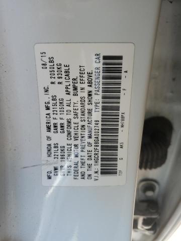 2016 HONDA ACCORD EXL 1HGCR2F89GA002749