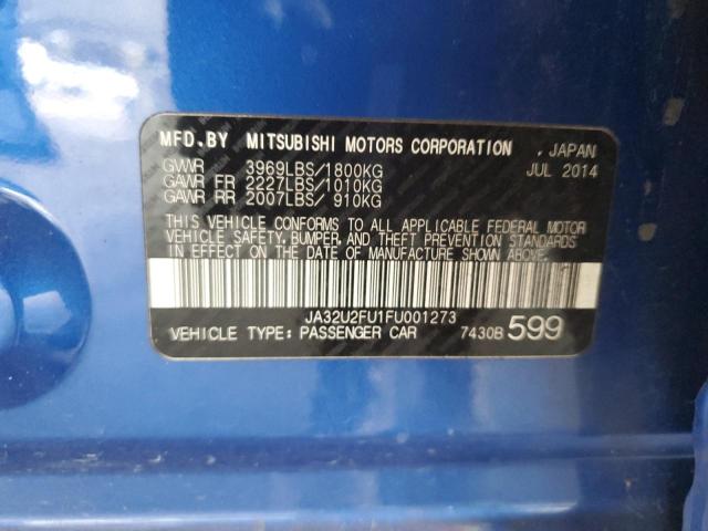 2015 MITSUBISHI LANCER ES JA32U2FU1FU001273