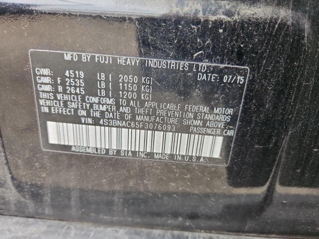 2015 SUBARU LEGACY 2.5 4S3BNAC65F3076093