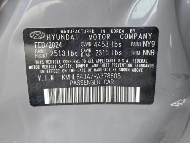2024 HYUNDAI SONATA SEL KMHL64JA7RA378605