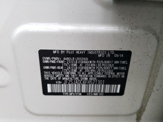 2015 SUBARU FORESTER 2.5I PREMIUM JF2SJADC4FH521301