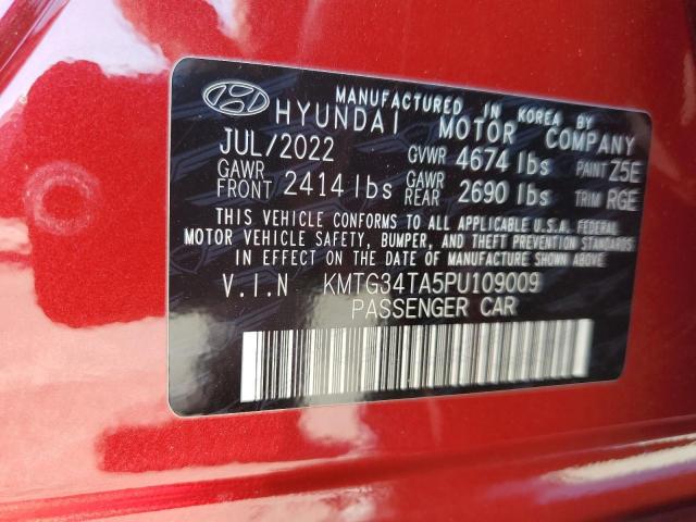 2023 GENESIS G70 BASE KMTG34TA5PU109009