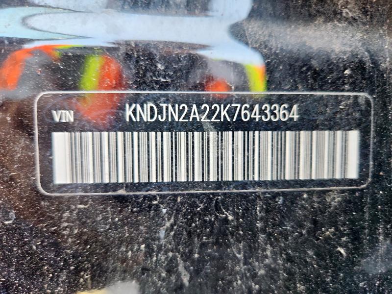 2019 KIA SOUL KNDJN2A22K7643364