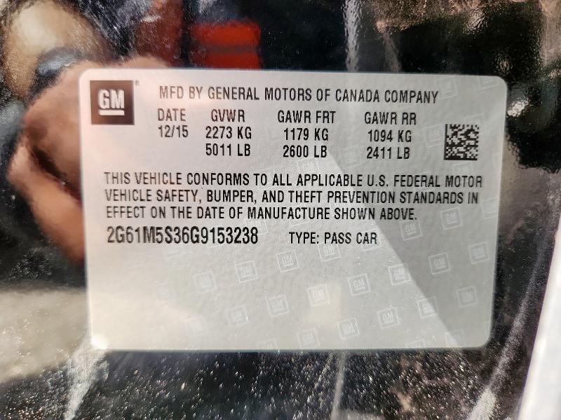 2016 CADILLAC XTS LUXURY - 2G61M5S36G9153238