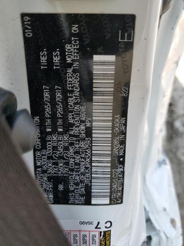 2019 TOYOTA 4RUNNER SR JTEBU5JR9K5667593