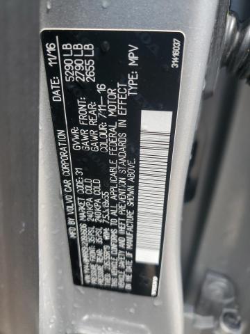 2017 VOLVO XC60 T6 DY YV449MRR5H2099606