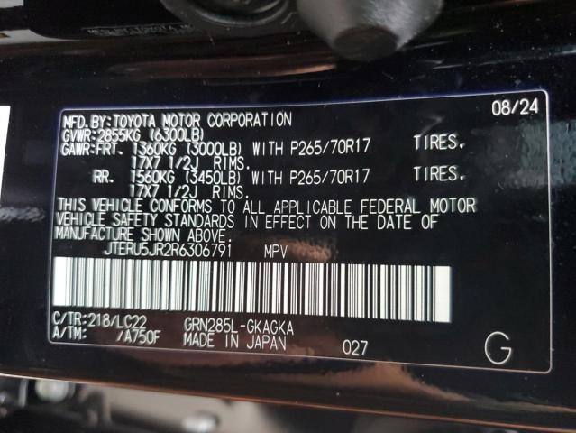 2024 TOYOTA 4RUNNER SR5 PREMIUM JTERU5JR2R6306791