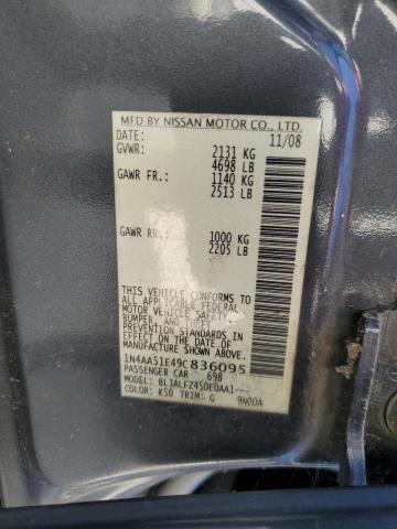 2009 NISSAN MAXIMA S #3305352327