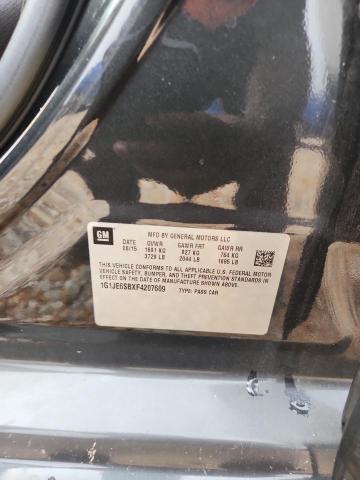 2015 CHEVROLET SONIC LTZ 1G1JE6SBXF4207609