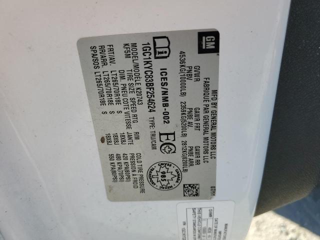 2011 CHEVROLET SILVERADO - 1GC1KYC83BF254624