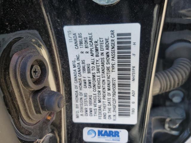 2016 HONDA CIVIC EX 2HGFC2F79GH508721