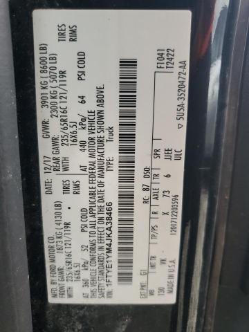 2018 FORD TRANSIT T- 1FTYE1YM4JKA38466