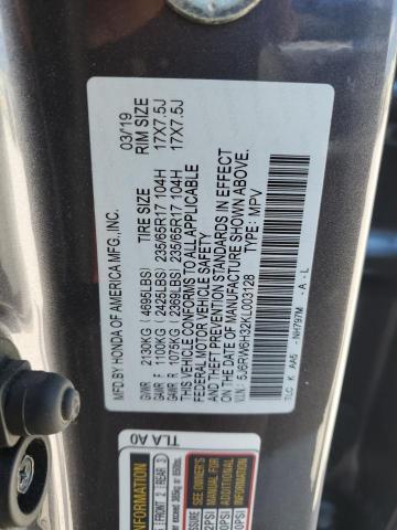 2019 HONDA CR-V LX 5J6RW6H32KL003128