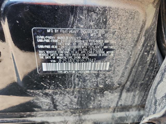 2015 SUBARU FORESTER 2.5I PREMIUM JF2SJADC9FH577847