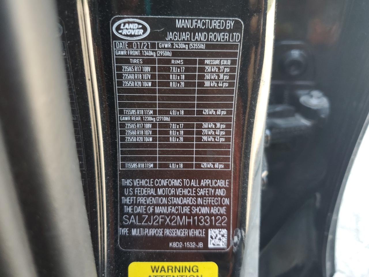 LAND ROVER RANGE ROVER S