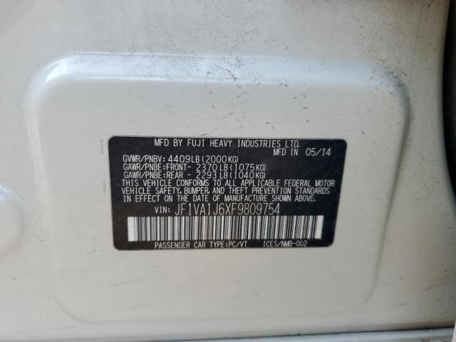 2015 SUBARU WRX LIMITED - JF1VA1J6XF9809754