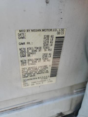 2015 NISSAN ARMADA SV 5N1AA0NC8FN615553