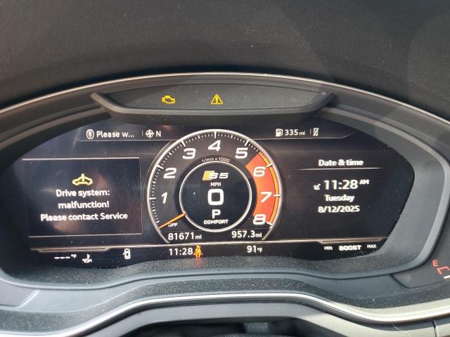 2018 AUDI S5 PREMIUM WAUB4CF58JA004792