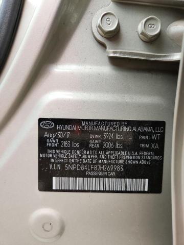 2018 HYUNDAI ELANTRA SE 5NPD84LF8JH269983