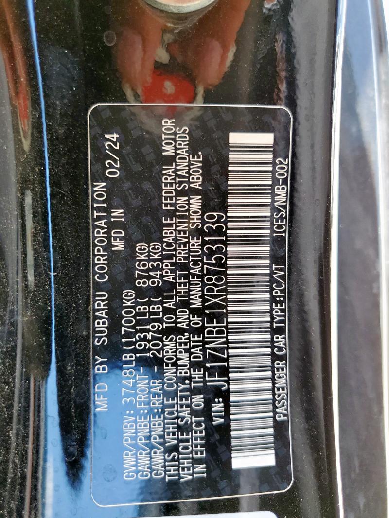 2024 TOYOTA GR 86 PREM JF1ZNBE1XR8753139