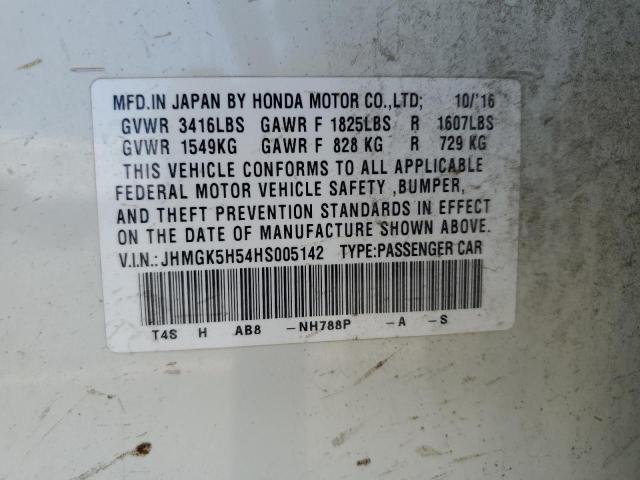 2017 HONDA FIT LX JHMGK5H54HS005142