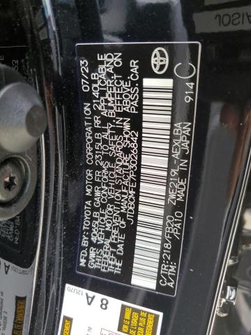 2023 TOYOTA COROLLA LE JTDBCMFE7P3026842