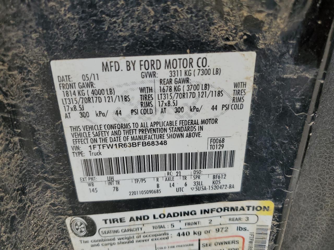 FORD F-150 SVT RAPTOR