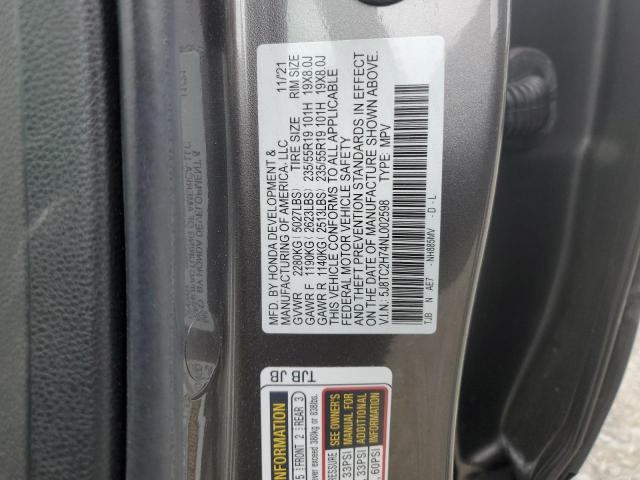 2022 ACURA RDX ADVANCE 5J8TC2H74NL002598