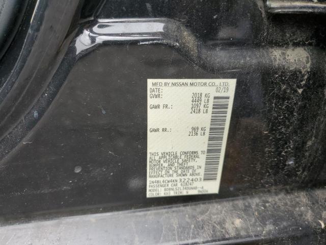 2019 NISSAN ALTIMA SR - 1N4BL4CW4KN322403