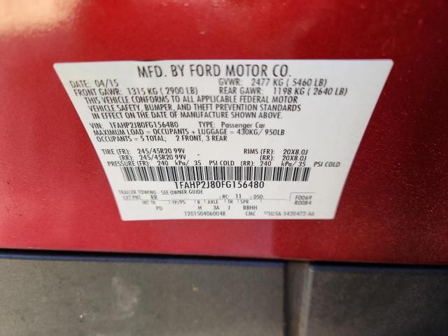 2015 FORD TAURUS LIM #3294327878