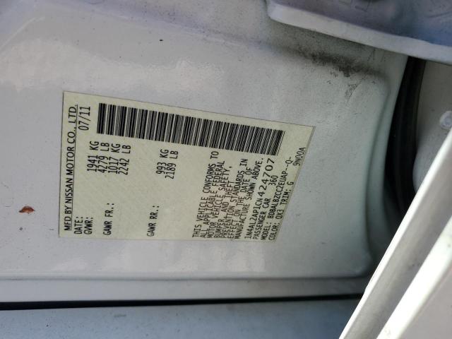 2012 NISSAN ALTIMA BAS - 1N4AL2AP1CN424707