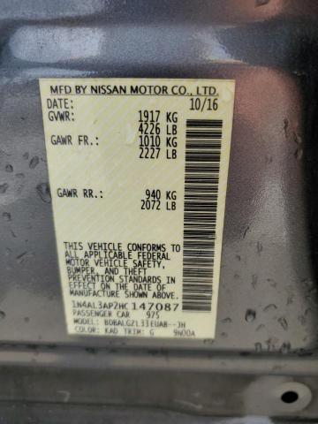 2017 NISSAN ALTIMA 2.5 - 1N4AL3AP2HC147087