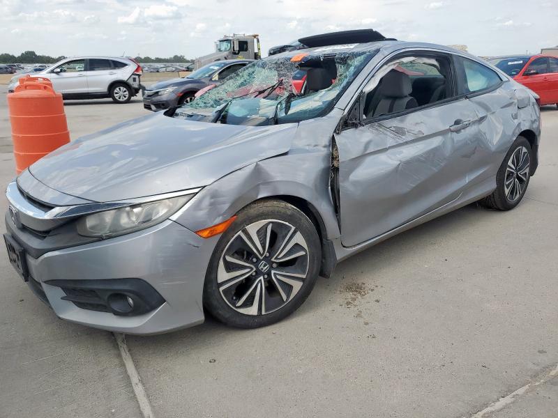 HONDA CIVIC EX 2018 silver  gas 2HGFC3B39JH354916 photo #1