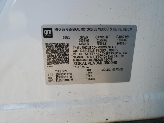 2021 GMC TERRAIN SL 3GKALPEV0ML390040