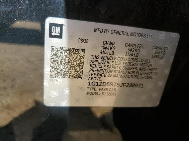 2018 CHEVROLET MALIBU LT - 1G1ZD5ST5JF288931