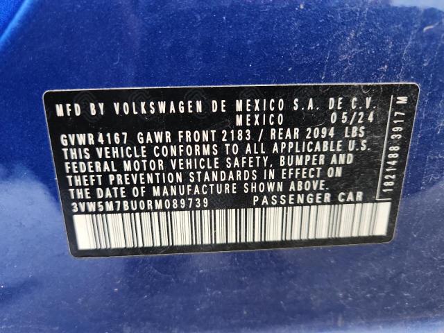 2024 VOLKSWAGEN JETTA S 3VW5M7BU0RM089739