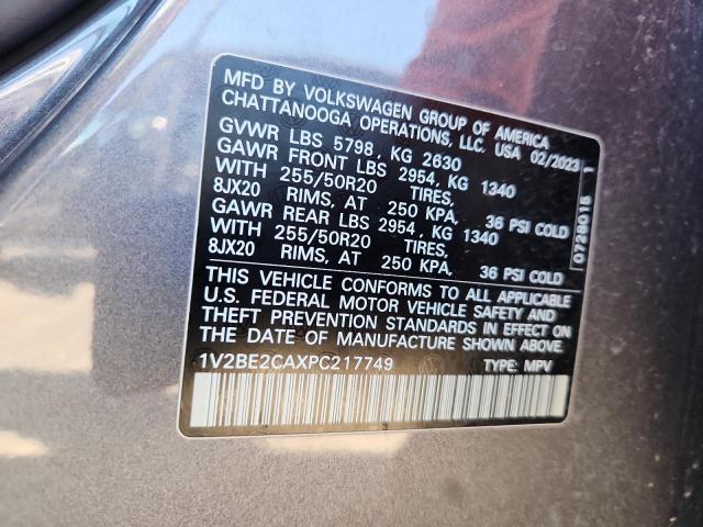 2023 VOLKSWAGEN ATLAS CROS - 1V2BE2CAXPC217749