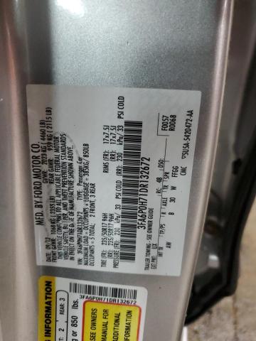 2013 FORD FUSION SE - 3FA6P0H71DR132672
