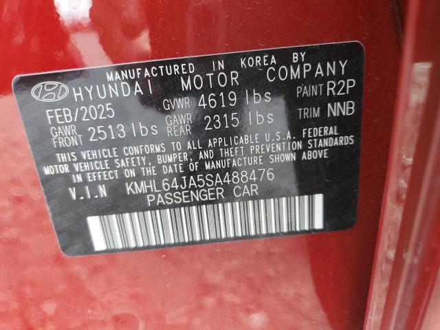 2025 HYUNDAI SONATA SEL KMHL64JA5SA488476