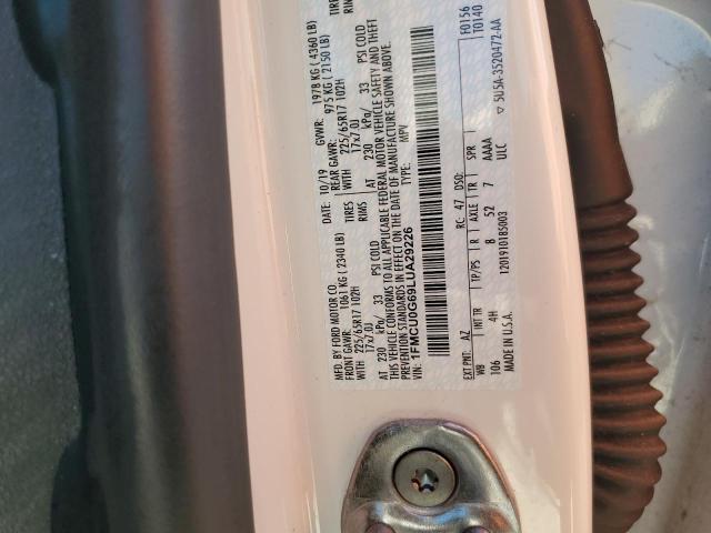 2020 FORD ESCAPE SE - 1FMCU0G69LUA29226