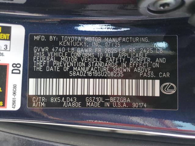 2025 LEXUS ES 350 BAS #3292326322