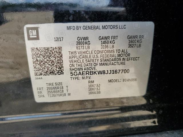 2018 BUICK ENCLAVE ES 5GAERBKW8JJ167700