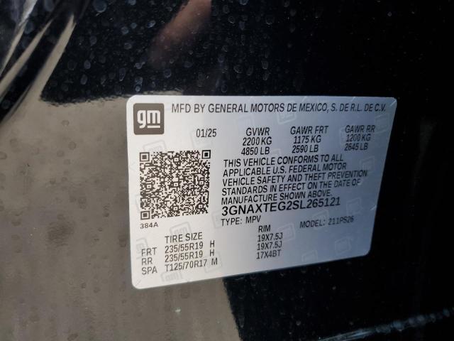 2025 CHEVROLET EQUINOX RS 3GNAXTEG2SL265121