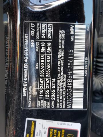 2017 MERCEDES-BENZ GLC 300 4MATIC WDC0G4KB6HF256115