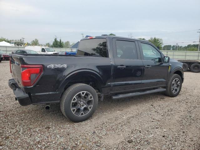 FORD F150 STX 2024 black  gas 1FTEW2LPXRKD55543 photo #4