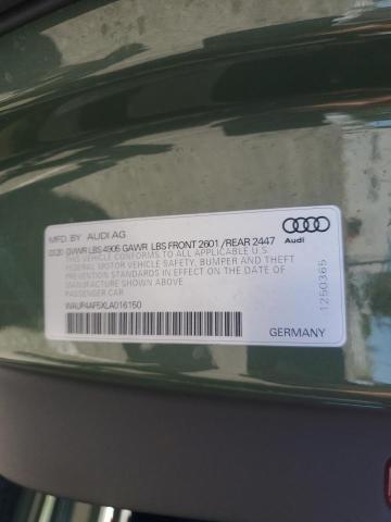 2020 AUDI S5 PREMIUM WAUP4AF5XLA016150