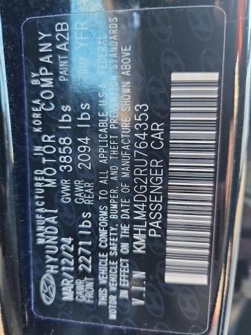 2024 HYUNDAI ELANTRA SEL - KMHLM4DG2RU764353