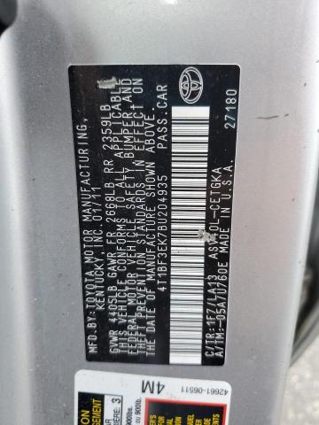 2011 TOYOTA CAMRY BASE #3265272992